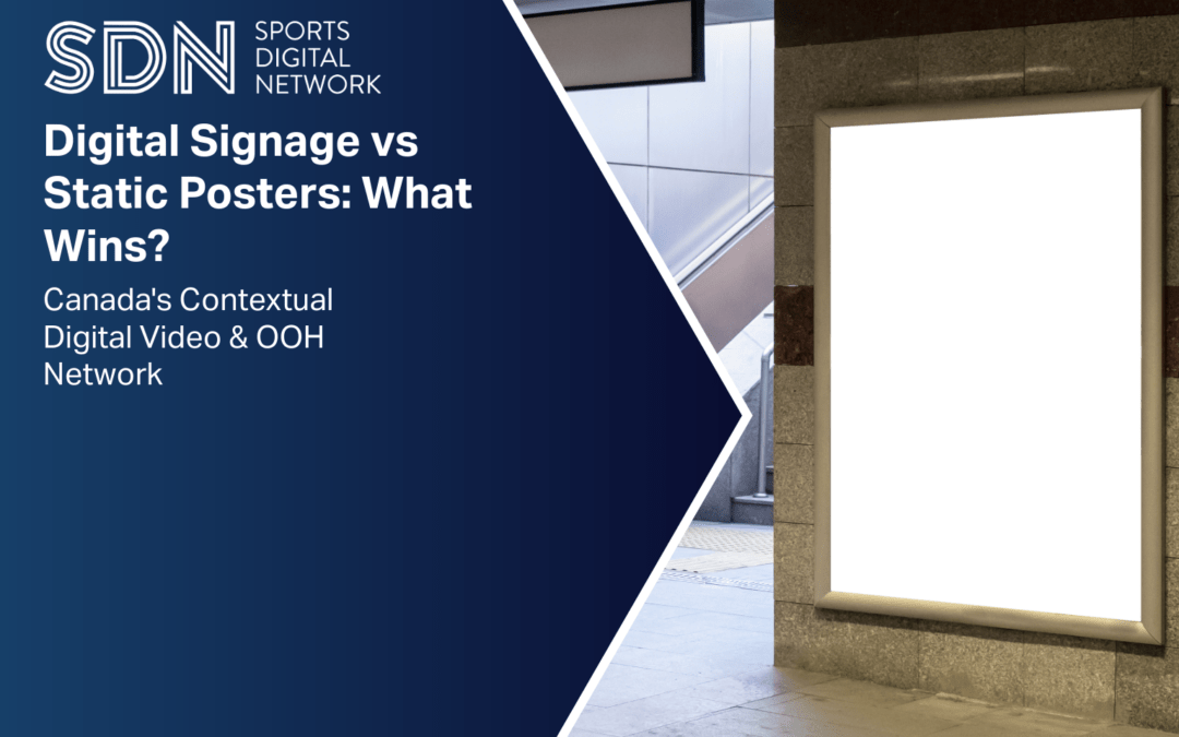 Digital Signage vs Static Posters: What Wins?