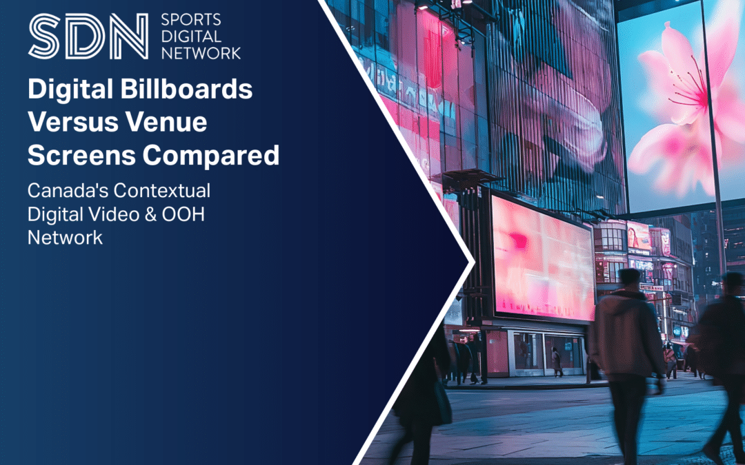 Digital Billboards Versus Venue Screens Compared